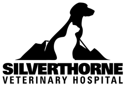 Silverthrone Vet logo - black and white
